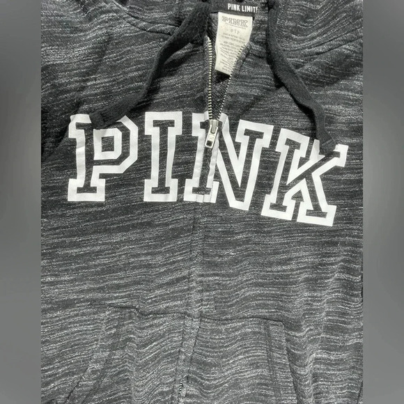 PINK Victory Secret Limited Edition Full Zip Hoodie Size Small - Picture 2 of 6